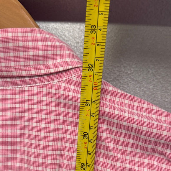 J Crew Men's Pink Checkered Shirt Gingham Size XL Preppy Office Teacher Academia - Picture 8 of 8